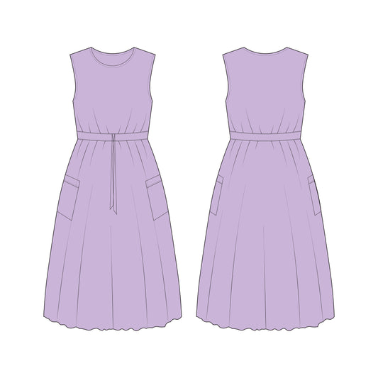 Women's Dress Sewing Patterns - A0009-22-V-3