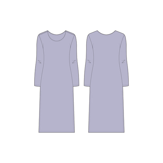 Women's Full Sleeves Regular Fit Kurti Sewing Pattern - A0009-23-W-2