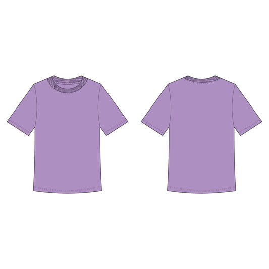 Men's Half Sleeves T-Shirt Sewing Pattern - A0017-22-V-05