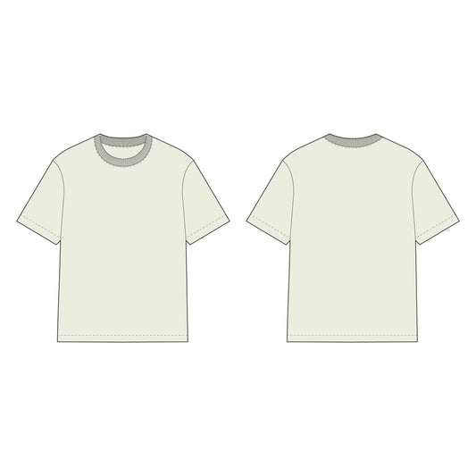 Men's Oversized T-Shirt Sewing Pattern - A0015-22-V-05