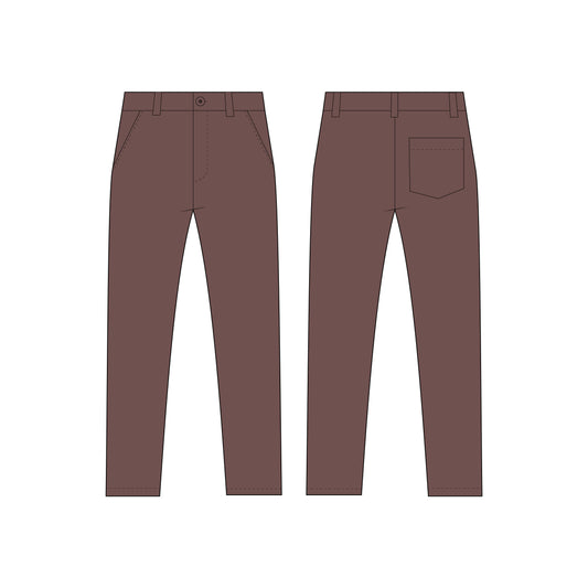 Kids - Boy's Pant Sewing Pattern - A0003-25-Y-8