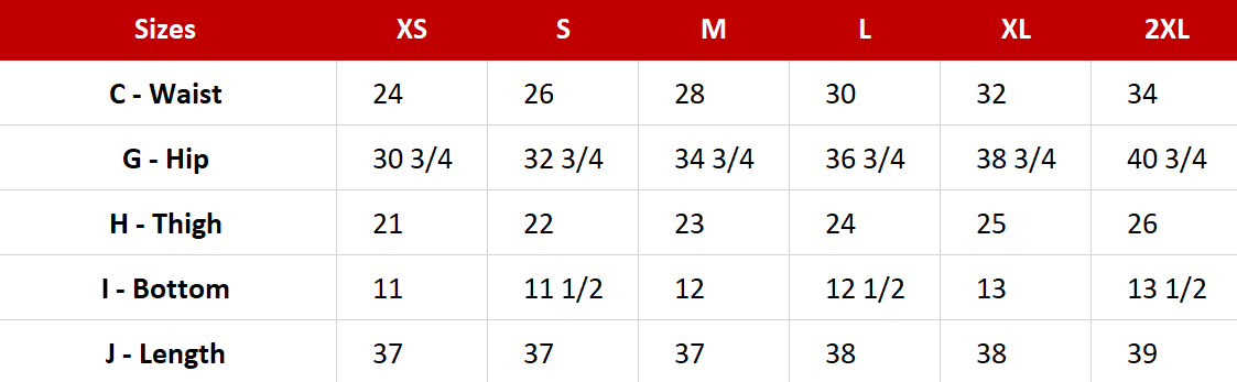 Women's Legging Sewing Pattern - A0010-23-W-2