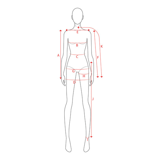 Women's Cropped Sweatshirt Sewing Pattern - A0006-22-V-05