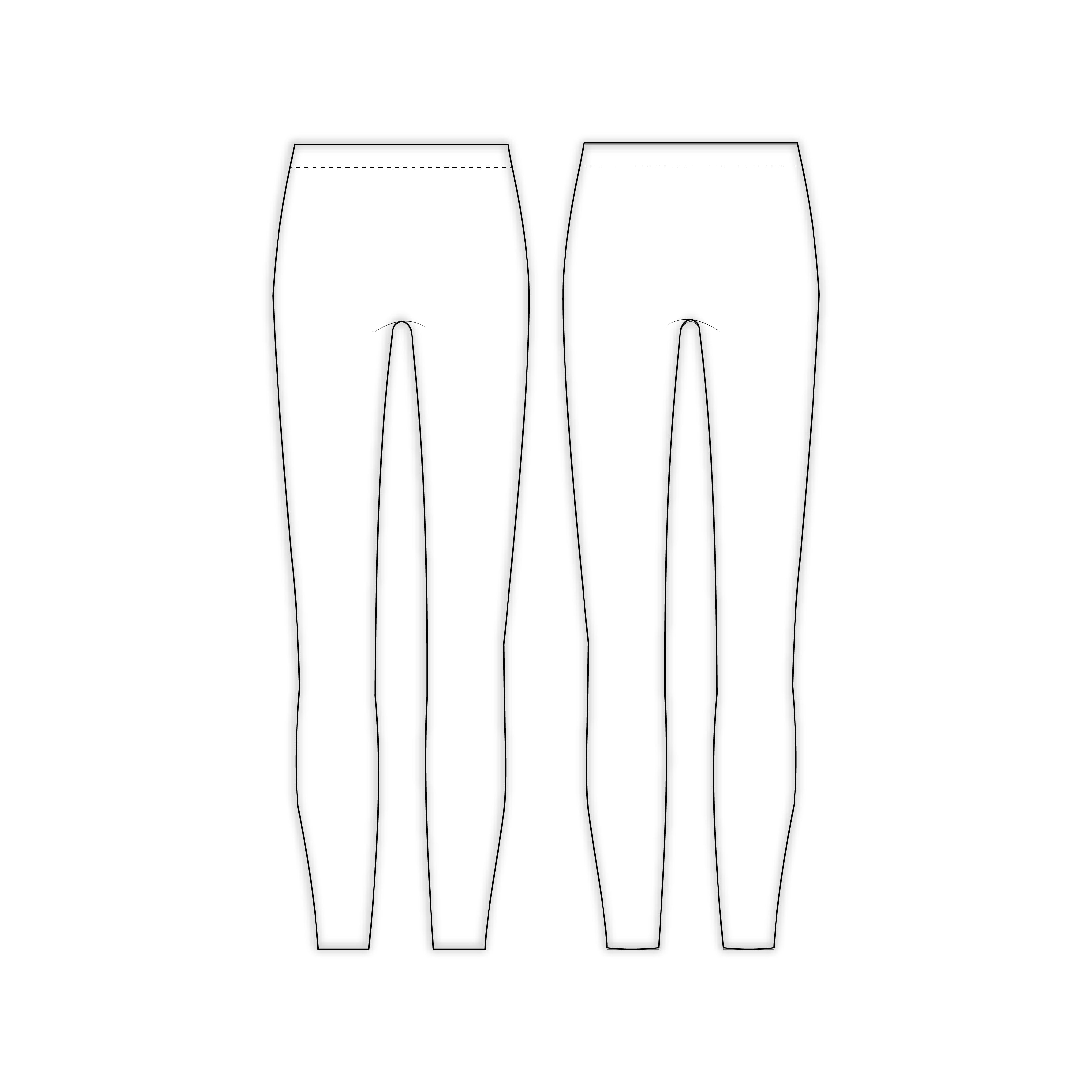 Women's Legging Sewing Pattern - A0007-23-W-2 – Leean Patterns