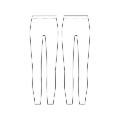 Women's Legging Sewing Pattern - A0007-23-W-2