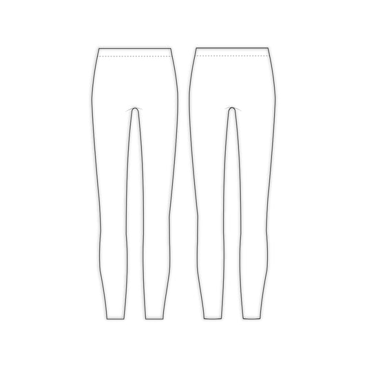 Women's Legging Sewing Pattern - A0007-23-W-2