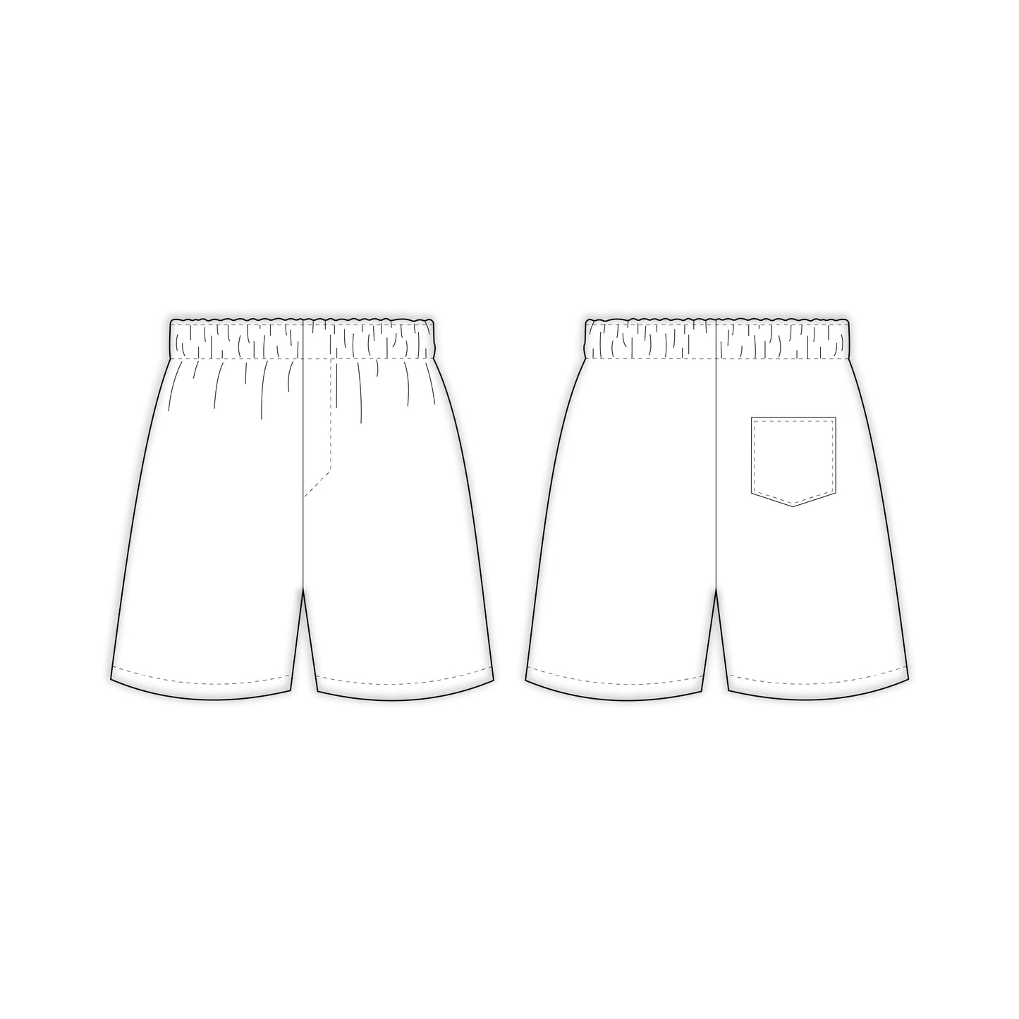 Men's Shorts Sewing Pattern - A0010-26-Z-02