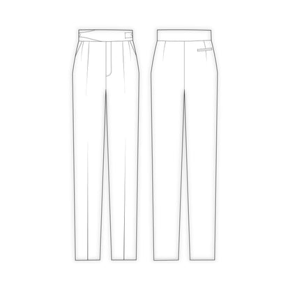 Men's Pleated Pant Sewing Pattern - A0001-26-Z-5