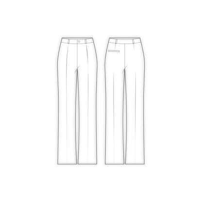 Women's Formal Pant Sewing Pattern - A0001-22-V-1