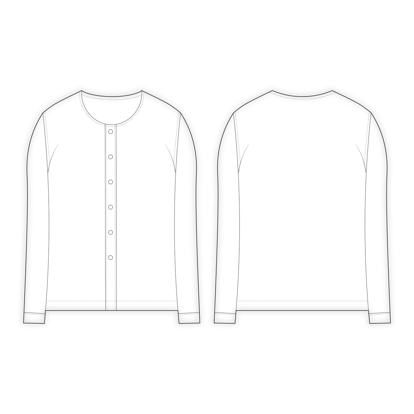 Women's Jacket Sewing Patterns - A0004-22-V-3