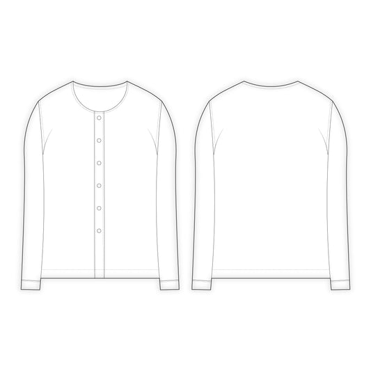 Women's Jacket Sewing Patterns - A0004-22-V-3