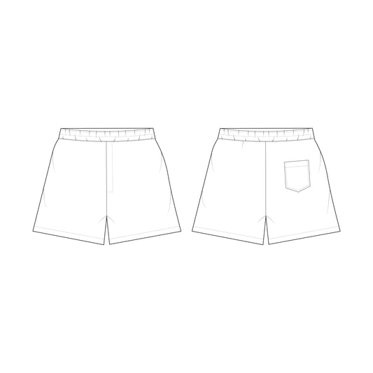 Men's Shorts Sewing Pattern - A0009-26-Z-02