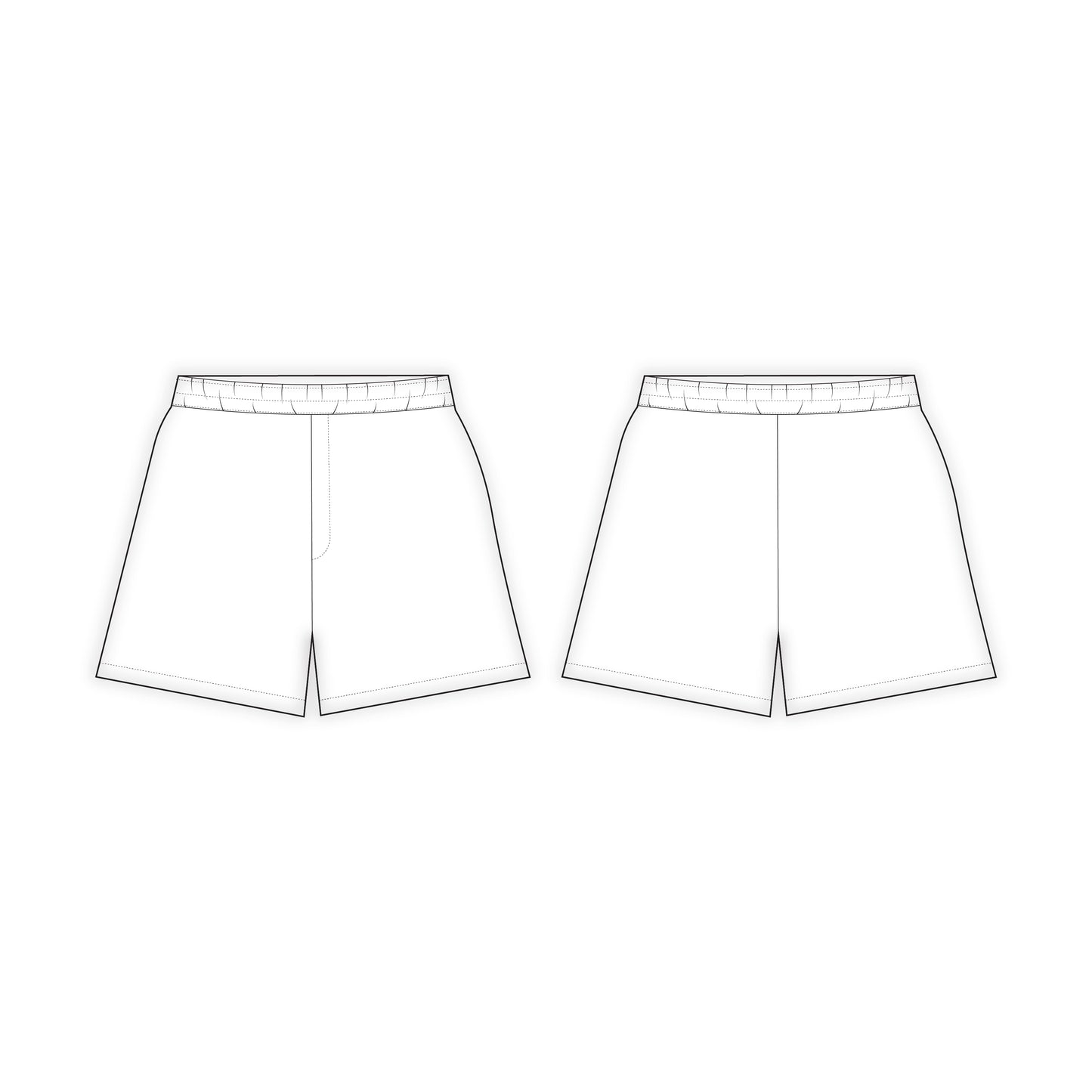 Men's Shorts Sewing Pattern - A0007-26-Z-02