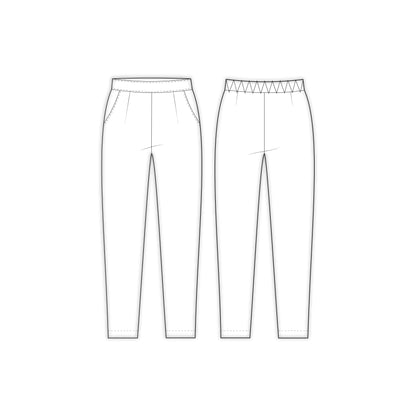 Women's Kurta-Pant Sewing Pattern - A0006-23-W-2