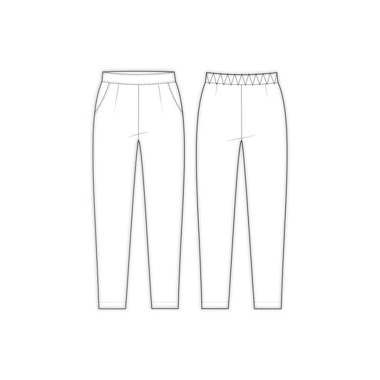 Women's Kurta-Pant Sewing Pattern - A0006-23-W-2