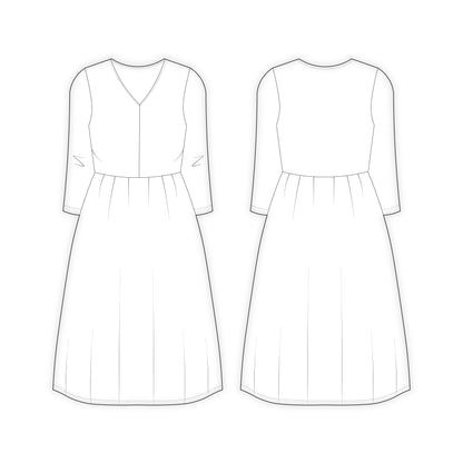 Women's Dress Sewing Patterns - A0006-22-V-3