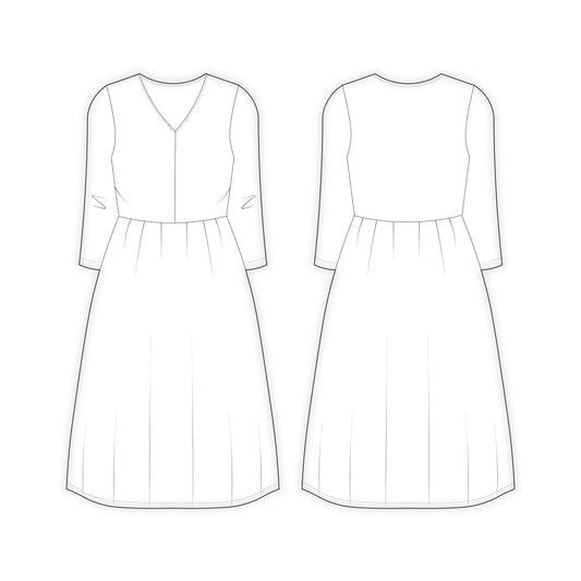 Women's Dress Sewing Patterns - A0006-22-V-3