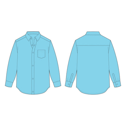 Men's Full Sleeves Shirt Sewing Pattern - A0011-22-V-04