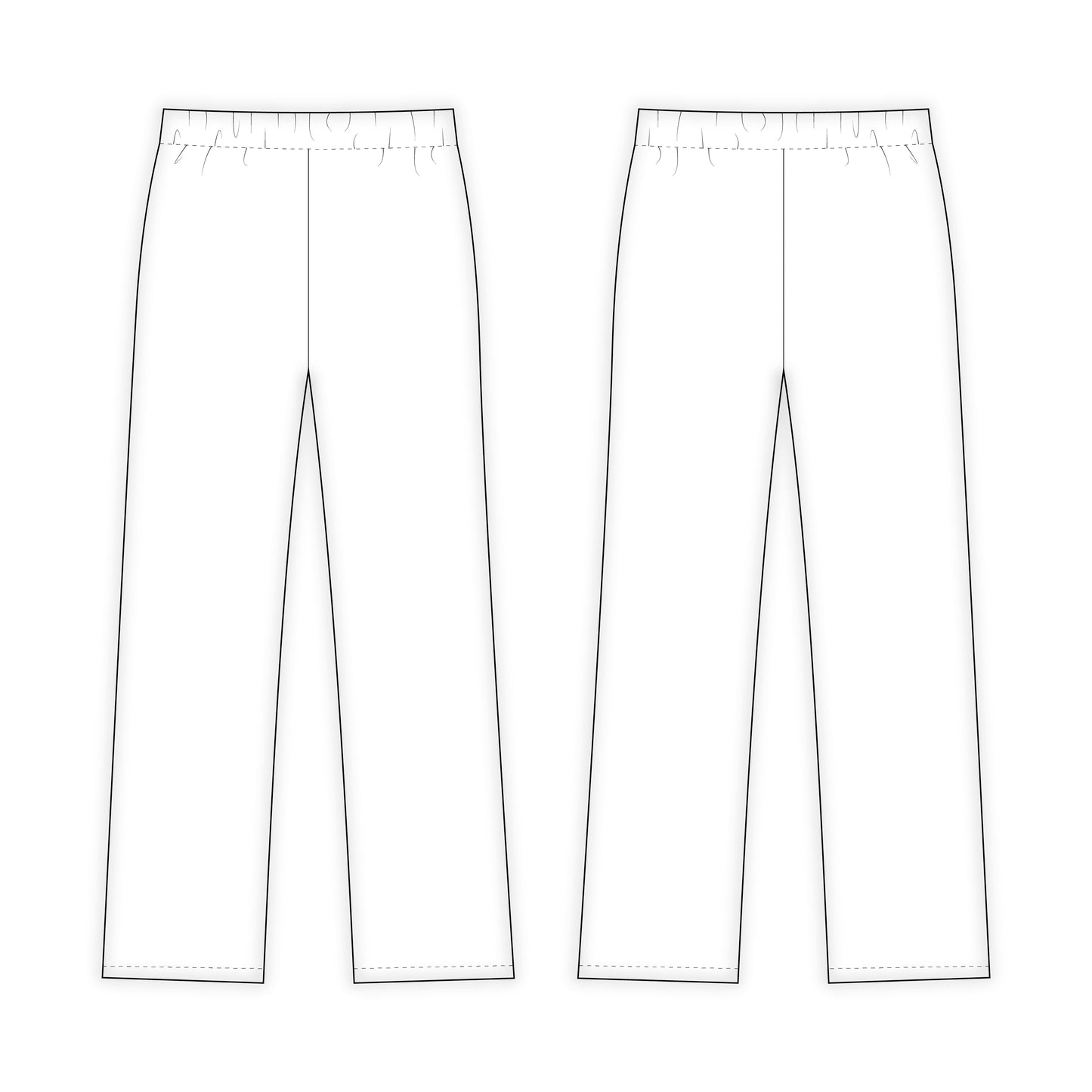 Women's Night Pajama Sewing Pattern - A0010-22-V-12