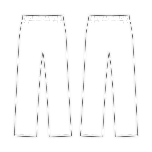 Women's Night Pajama Sewing Pattern - A0010-22-V-12