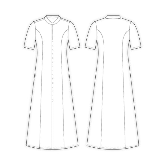Women's Dress Sewing Pattern - A0001-22-V-11