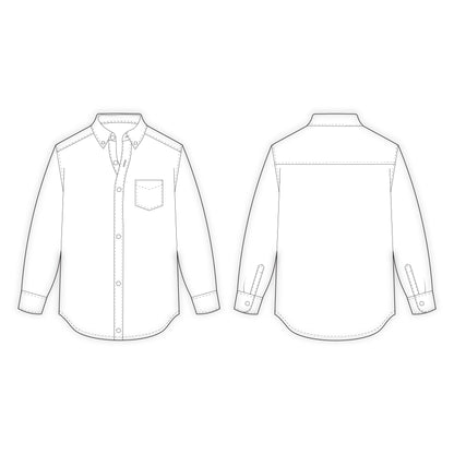 Men's Shirt Sewing Pattern - A0022-22-V-08