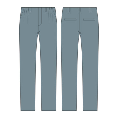 Men's Formal Pant Sewing Pattern - A0002-22-V-08