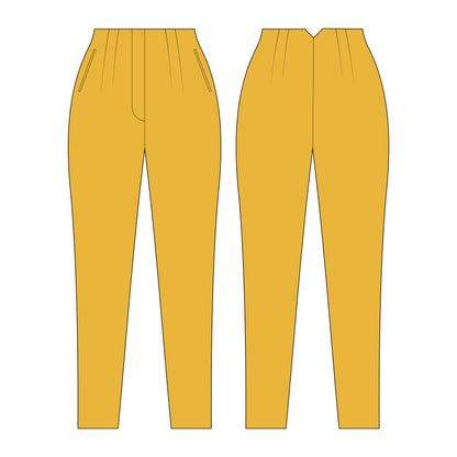 Women's Formal Pant Sewing Pattern - A0003-22-V-08