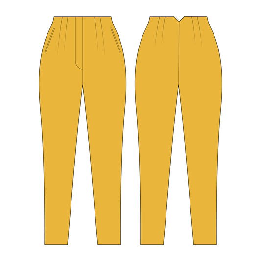 Women's Formal Pant Sewing Pattern - A0003-22-V-08