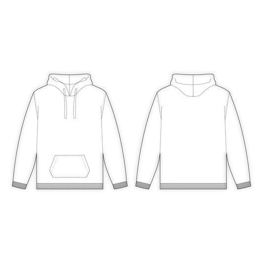 Men's Sweatshirt Sewing Pattern - A0010-22-V-05