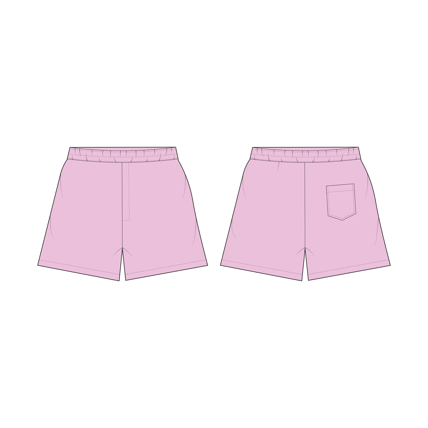 Men's Shorts Sewing Pattern - A0009-26-Z-02