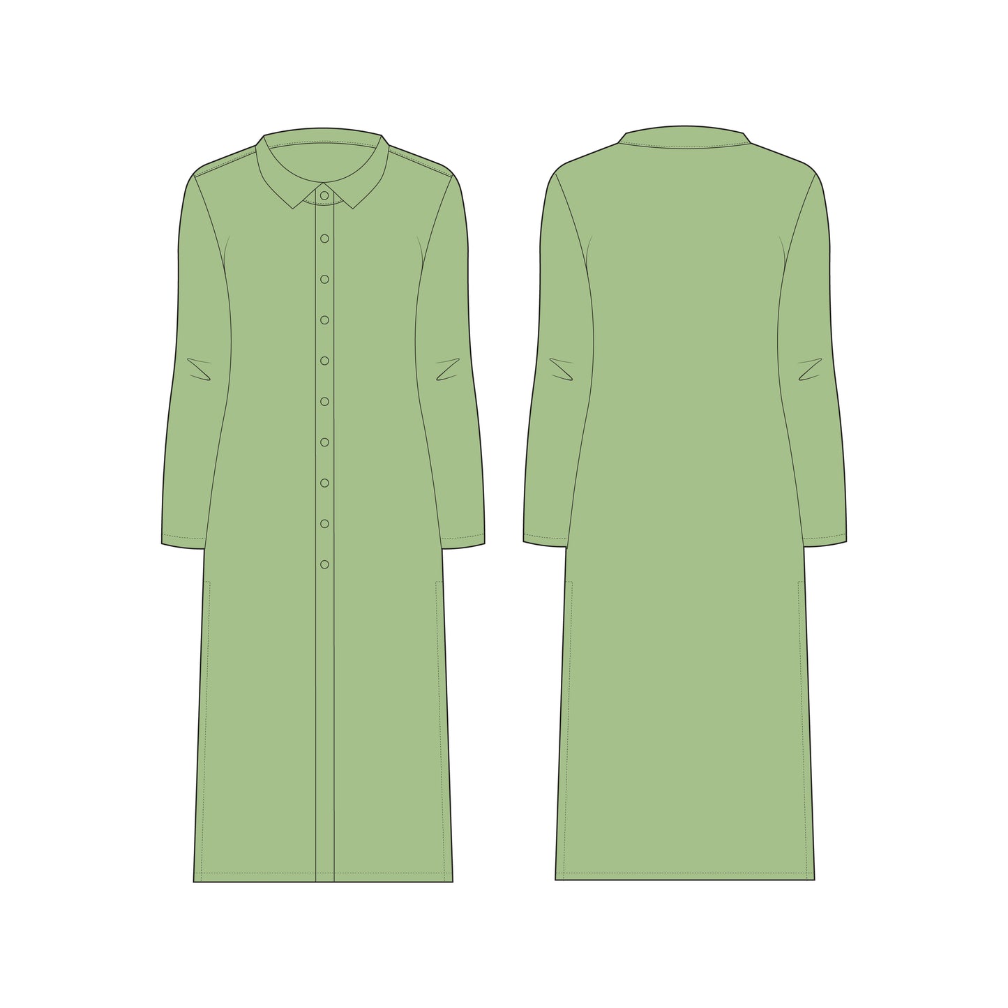 Women's Dress Sewing Patterns - A0007-22-V-3