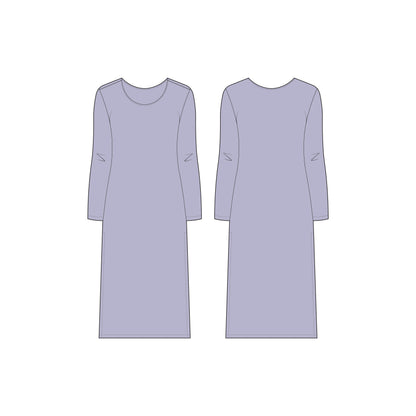 Women's Full Sleeves Regular Fit Kurti Sewing Pattern - A0009-23-W-2