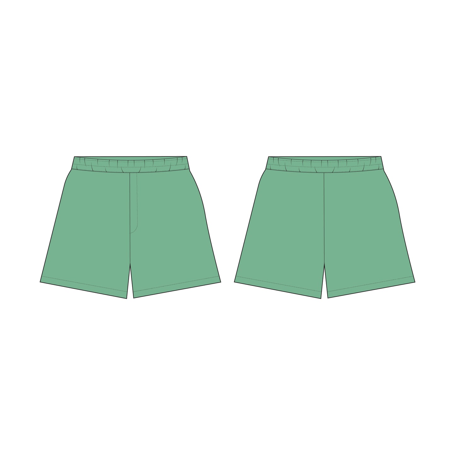 Men's Shorts Sewing Pattern - A0007-26-Z-02