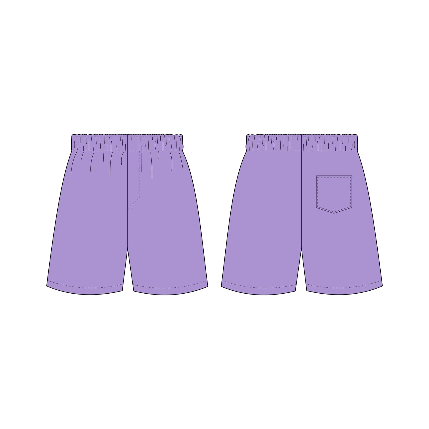Men's Shorts Sewing Pattern - A0010-26-Z-02