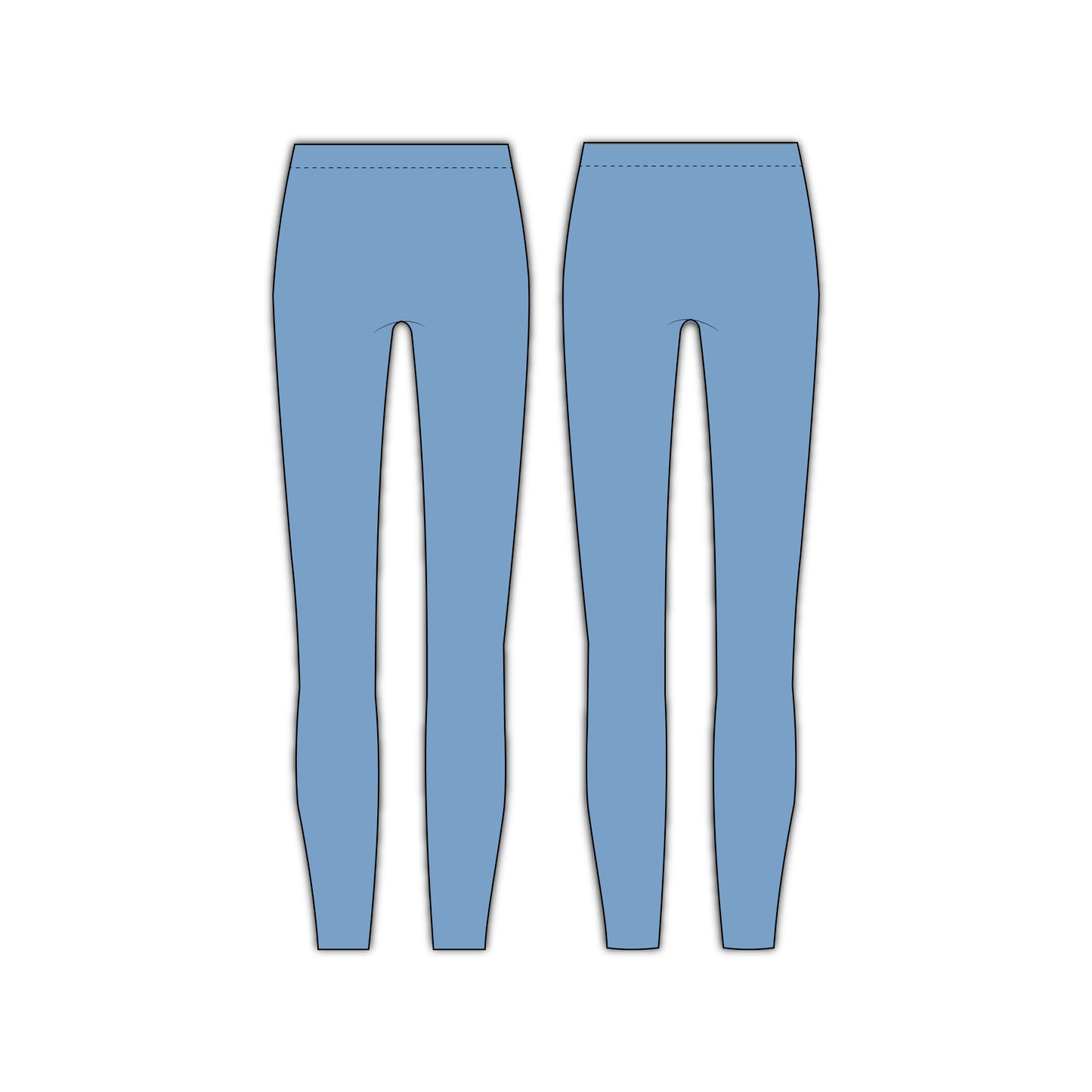 Women's Legging Sewing Pattern - A0007-23-W-2