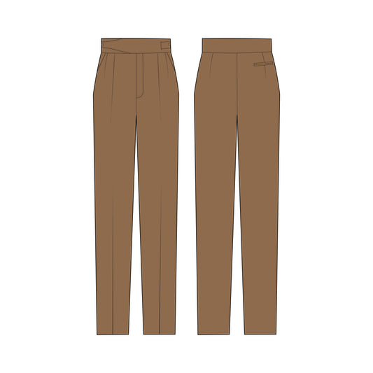 Men's Pleated Pant Sewing Pattern - A0001-26-Z-5