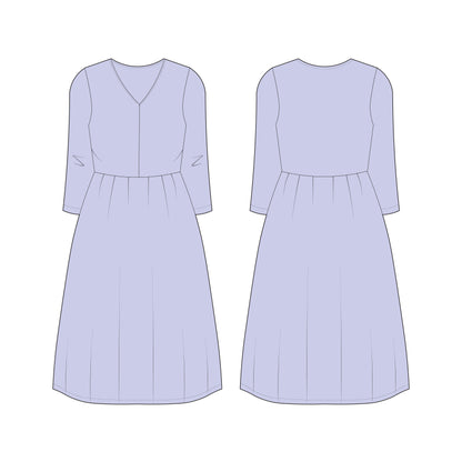 Women's Dress Sewing Patterns - A0006-22-V-3