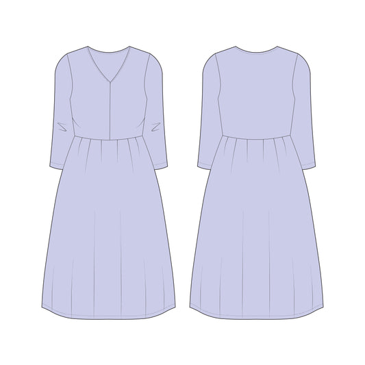 Women's Dress Sewing Patterns - A0006-22-V-3