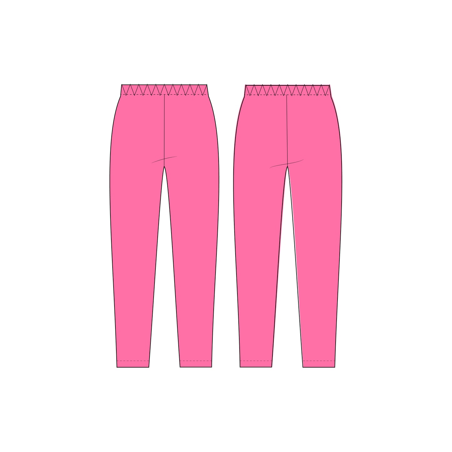 Women's Kurta-Pant Sewing Pattern - A0008-23-W-2