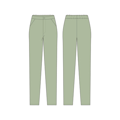 Women's Pant Sewing Patterns - A0001-22-V-3