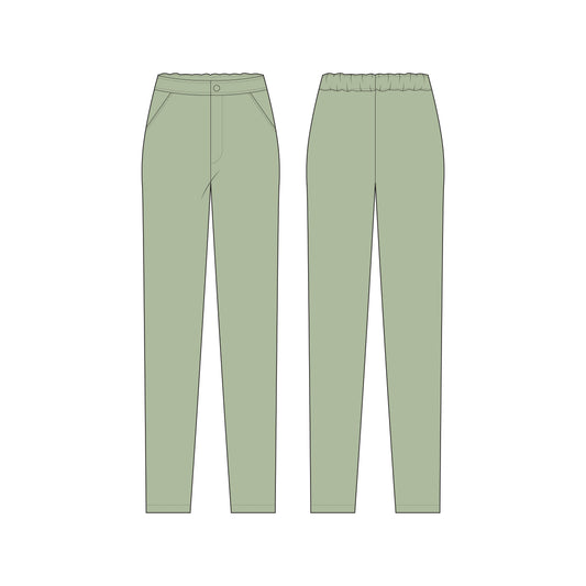 Women's Pant Sewing Patterns - A0001-22-V-3