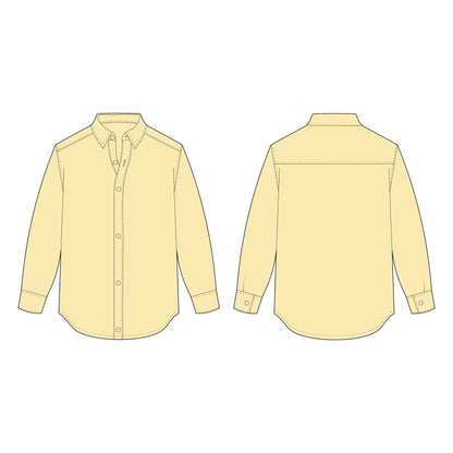 Men's Shirt Sewing Pattern - A0001-22-V-14