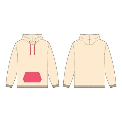 Men's Full Sleeves Hoodie Sewing Pattern - A0009-22-V-05