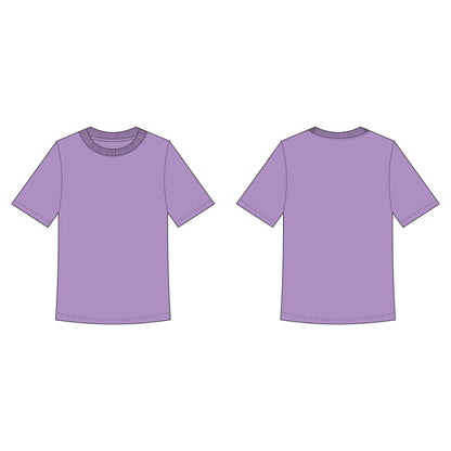 Men's Half Sleeves T-Shirt Sewing Pattern - A0017-22-V-05