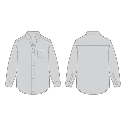 Men's Shirt Sewing Pattern - A0022-22-V-08