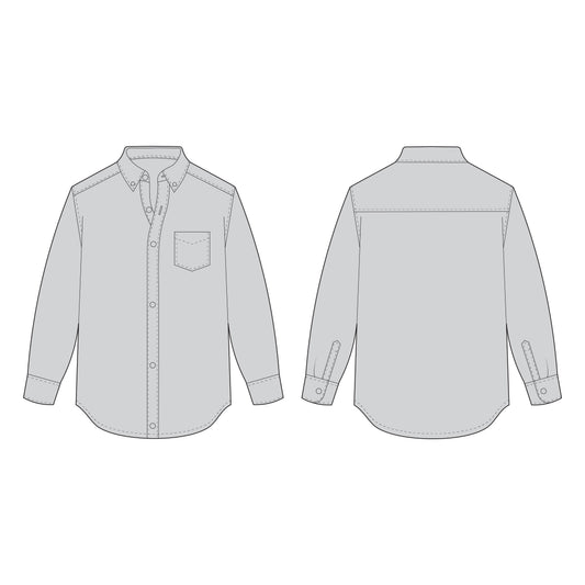 Men's Shirt Sewing Pattern - A0022-22-V-08