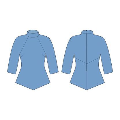 Women's Top Sewing Pattern - A0021-22-V-08