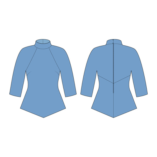 Women's Top Sewing Pattern - A0021-22-V-08