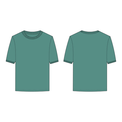 Men's Half Sleeves T-Shirt Sewing Pattern - A0013-22-V-05